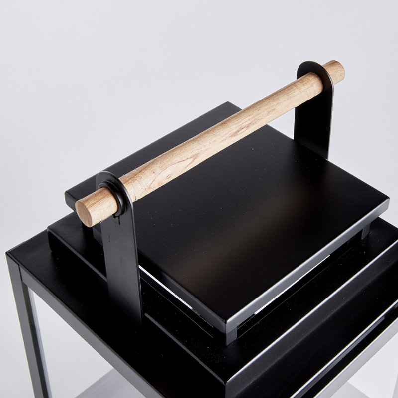 Adwin Candle Holder, Black, 16.5" H x 10.5" W x 10" D
