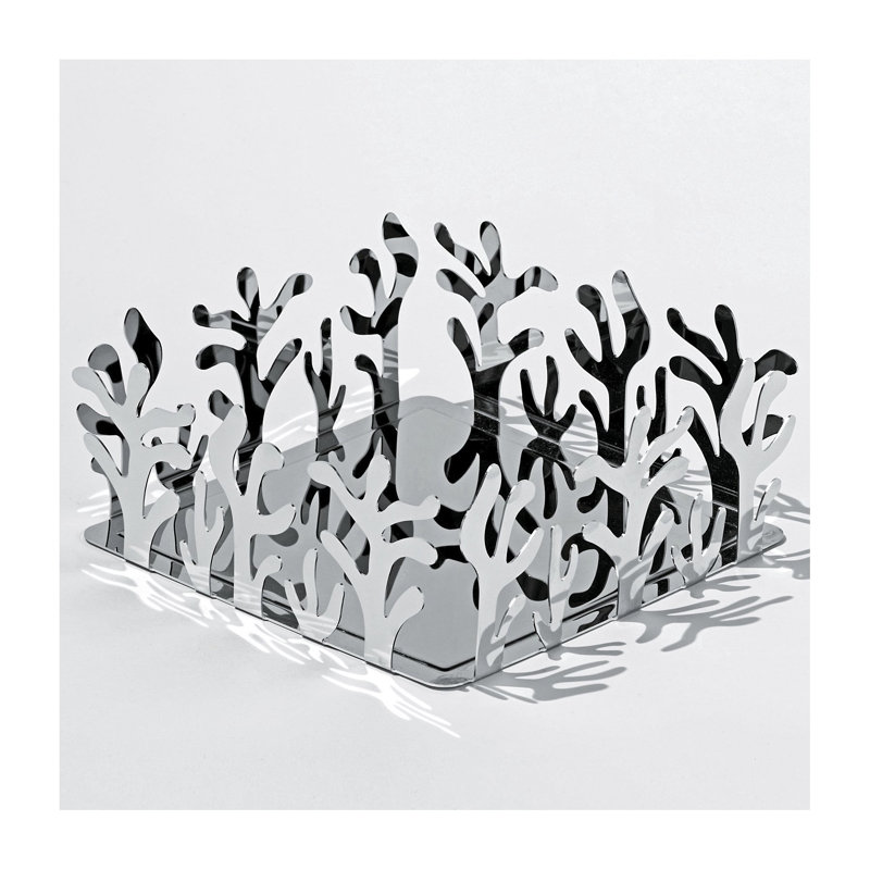 Mediterraneo Stainless Steel (18/10) Napkin Holder, Mirror Polished
