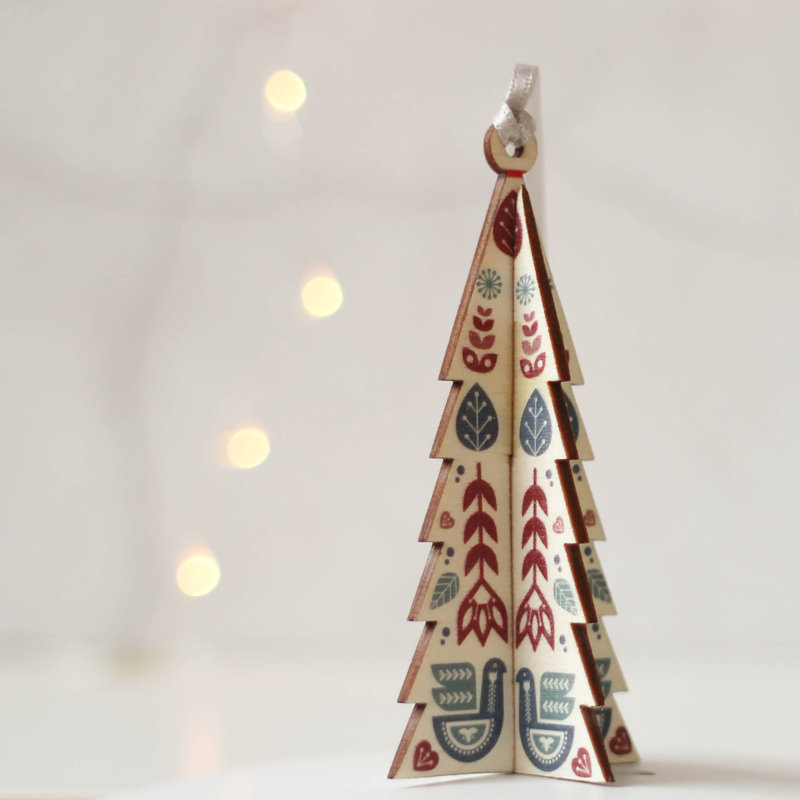 Christmas Tree Decoration, Folk Tree