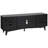 Rattan TV Stand for 75in TV, Boho TV Stand with Rattan Door, Entertainment Center with Build-in Socket, Storage Cabinet with 2 Shelves, Modern TV Console for Living Room, Media Room-313657805