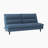  Joneric 74.5'' Modern & Contemporary Textured Fabric Upholstery Convertible Sofa Bed with Seamless Sofa-to-Sleeper Conversion, Exposed Wood Feet-1946676716