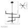 Birney 6 - Light Dimmable Modern Linear Chandelier