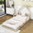 Twin Wood House Shape Bed-1319267845