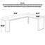 Bureau en bois massif en forme de L-1399089885