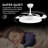 Ivy Bronx Ceiling Fans With Lights And Remote, 47 Inch 3 Colour Changeable, Dimmable, Timer Setting