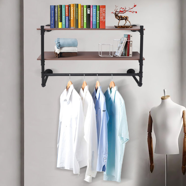 Greenstell Heavy Duty Rolling Industrial Pipe Clothes Rack (24*63*59 i