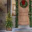 Sapin de Noël artificiel vert 48 "avec 100 lumières et pommes de pin