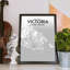 Victoria City Map - Unframed Graphic Art Print on Paper-816680941-934855237