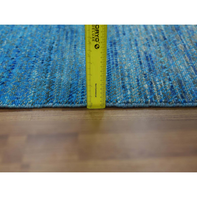 Rhyon One-of-a-Kind Rectangle 8'2" X 10'0" New Age Area Rug in Blue
