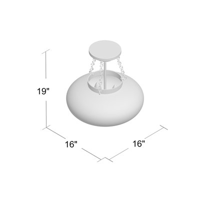 Faiyaz 3 - Light Semi Flush Mount
