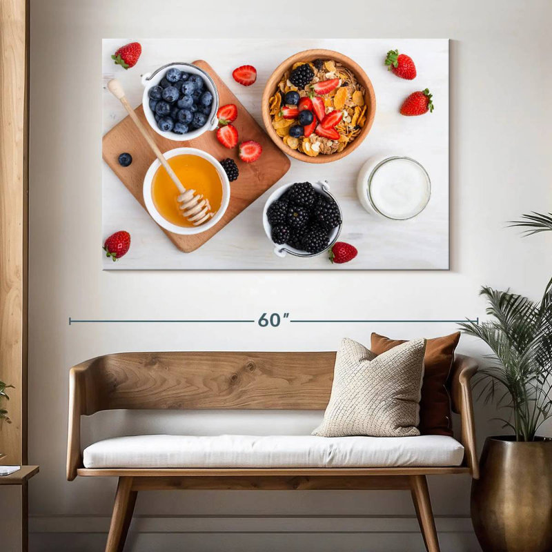 Yarlin Berry Cereal Breakfast, 34" H x 51" W