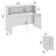 Arrive 60W x 30D Manufactured Wood Reception Desk with Filing Cabinet