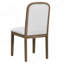 Ensemble de chaises de salle à manger de style rétro avec 4 chaises rembourrées-133087164