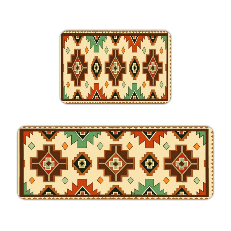 Tapis de couloir et cuisine beige Southwest