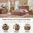 Rasiyah Farmhouse 6 - Drawers Double Dresser Organizer, Wood Rustic Wide Chest of Drawers-1132353562