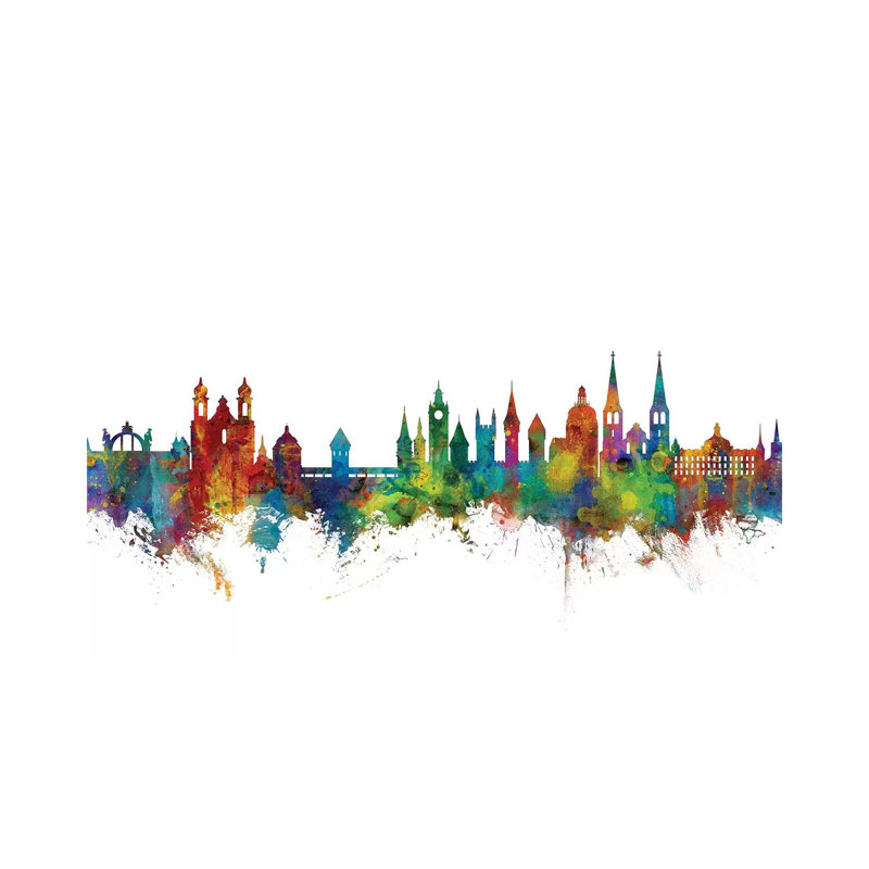 Lucerne, Switzerland Skyline by Michael Tompsett - 1 Piece Wrapped Canvas Wall Art, 152.5 cm H x 101.5 cm W