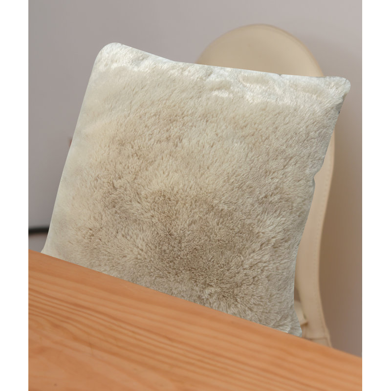 Madison Faux Fur Throw Pillow