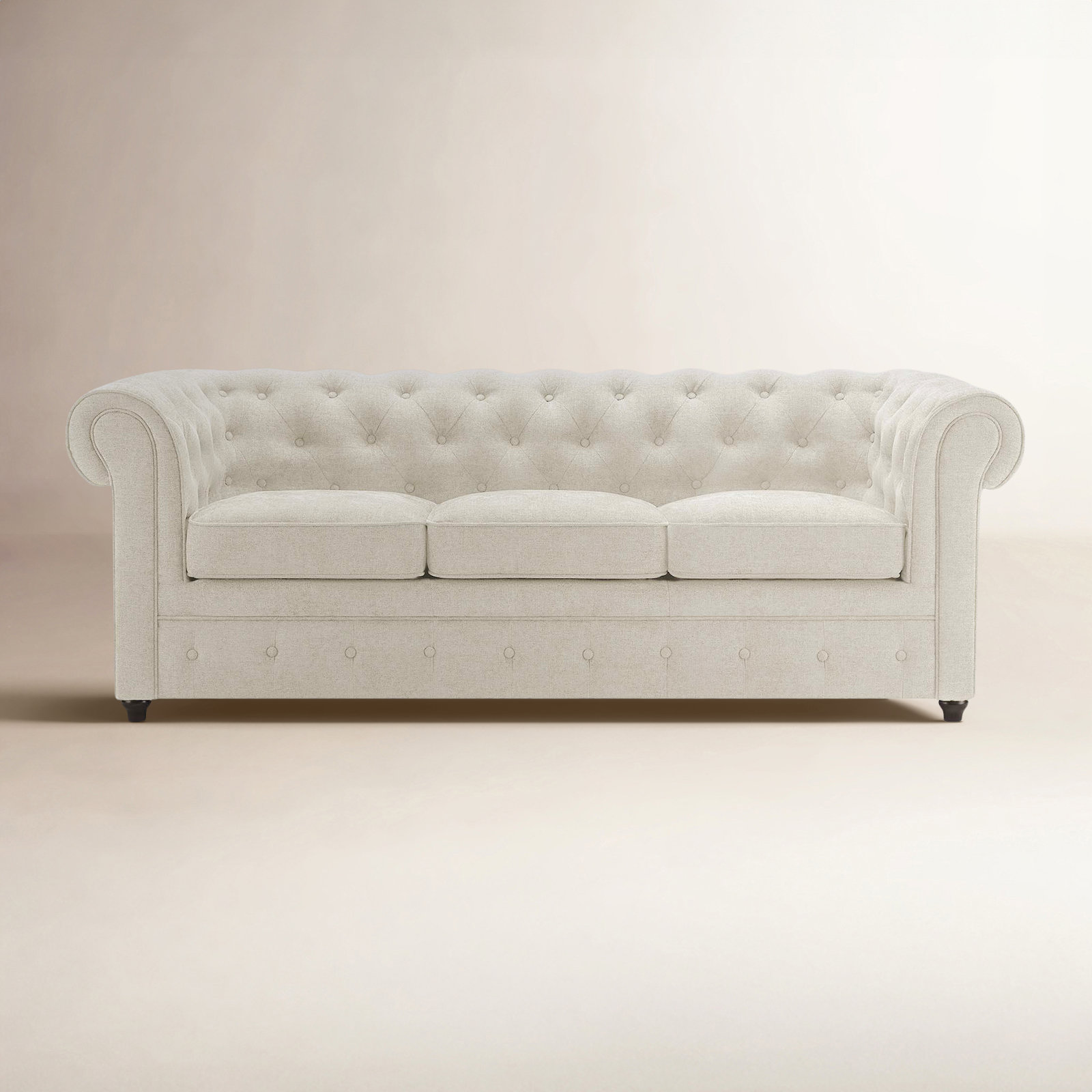 Mason 79" Sofa Bed, Milo Linen Chenille