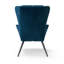 Espen Accent Chair Blue Velvet Lounge chair-1721442402