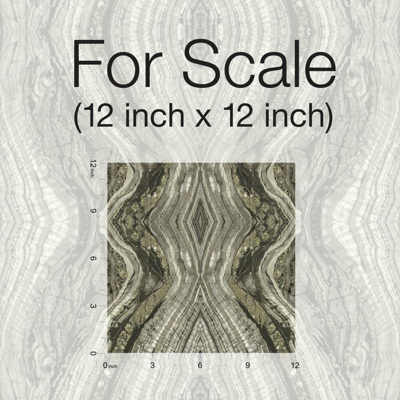 Marble Peel & Stick Wallpaper Roll, Dark Gray