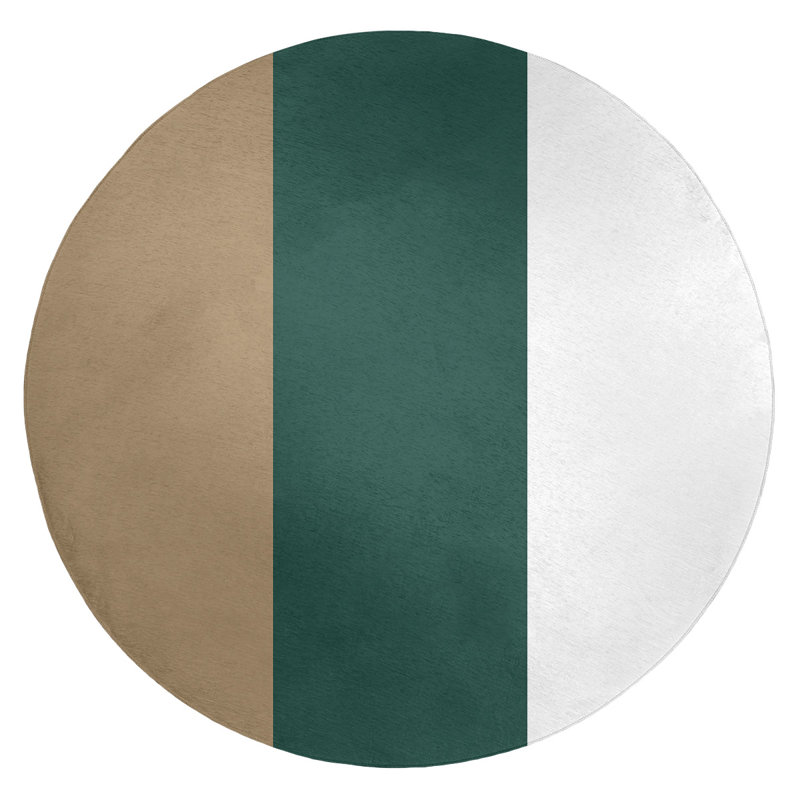 Chenille Indoor Rug, Round 5'