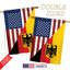 Drapeau de maison Grasselli US German Friendship-2049984955