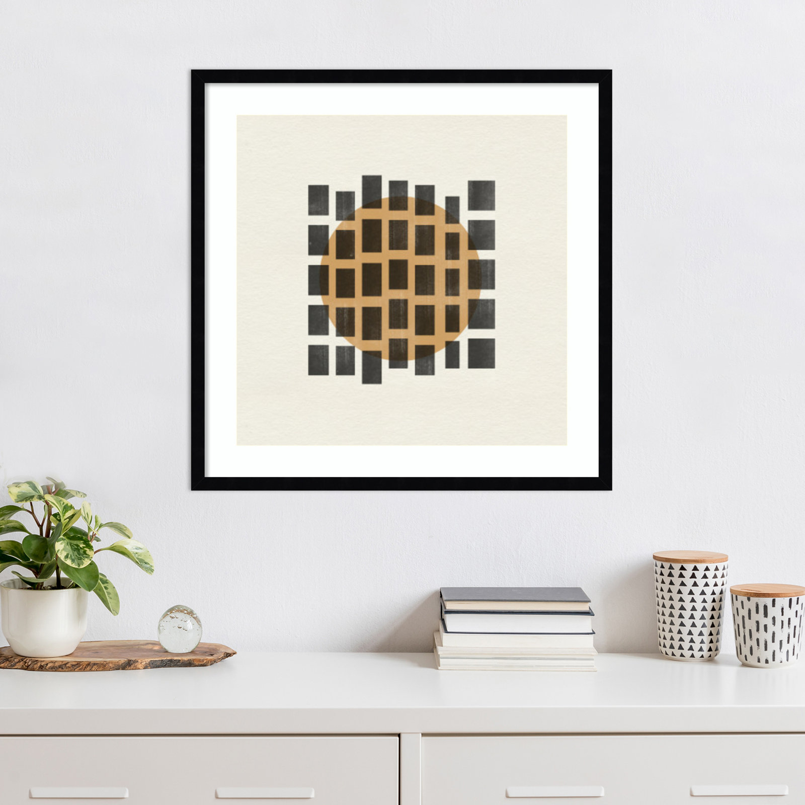 Giese "Paper Object No. 8" Print, Black, 25" H x 25" W