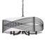 Lustre tambour unique à 5 lumières Challise-2025048365
