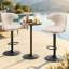 Outdoor Waterproof Textilene Swivel Bar Chair-1668326335