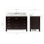 Ensemble de meuble-lavabo simple 49 po Cambridge-1465741975