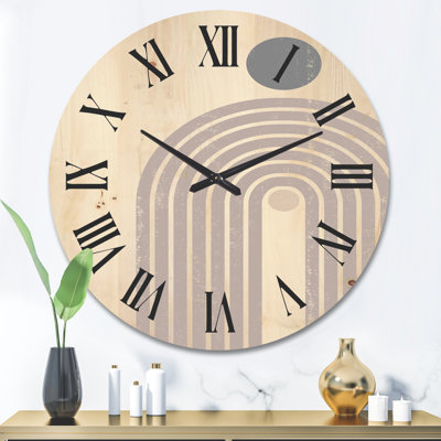 Solid Wood Wall Clock