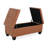 LANISTER Storage Ottoman - DBL TOP