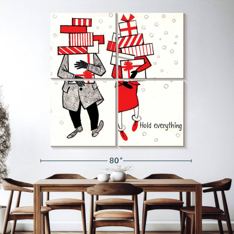Lelend Holiday Presents, 74" H x 74" W