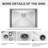 26 Inch Undermount Sink - 26"X18"X10" Undermount Stainless Steel Kitchen Sink 16 Gauge 10 Inch Deep Single Bowl Kitchen Sink Basin