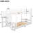 White Twin Over Storage Bunk - Appealing And , Made From Pine Floor Bed, With For A Compelling Space,-433224194