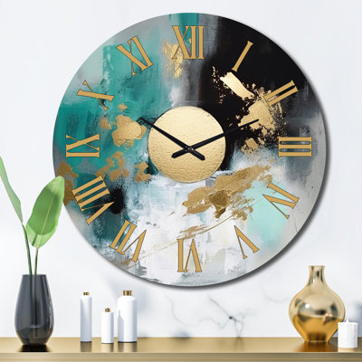 Pleine horloge murale abstraite IV