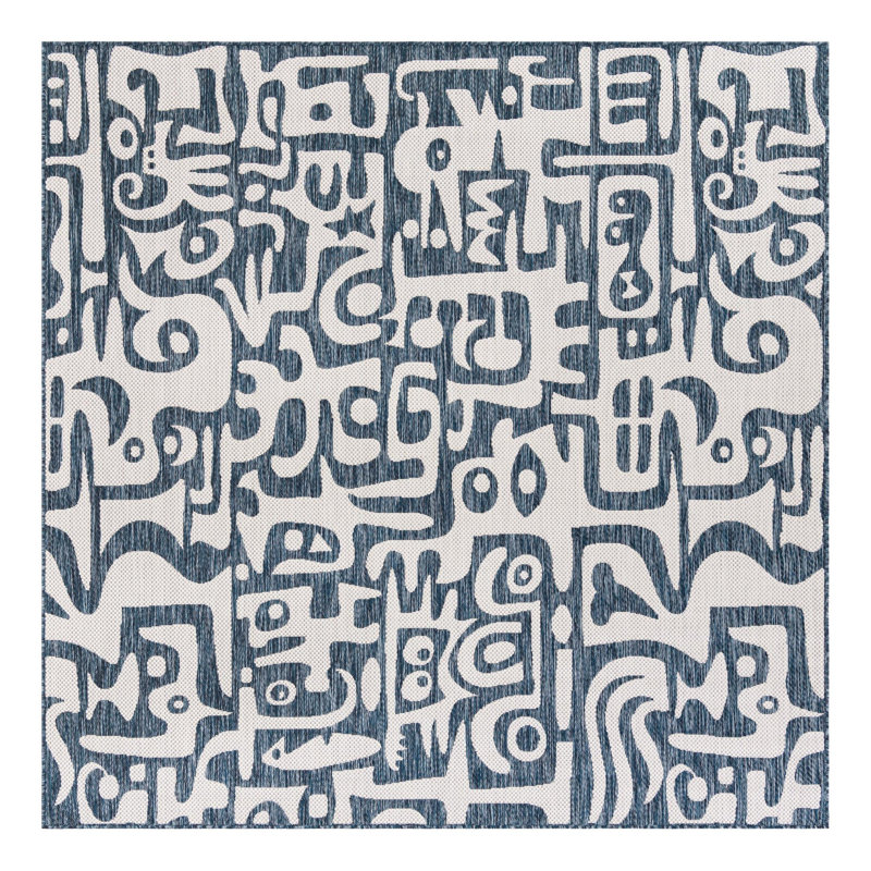 Lyric Hower Indoor/Outdoor Area Rug, Square 7'10"
