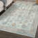 Tapis à motif géométrique ivoire Lussi