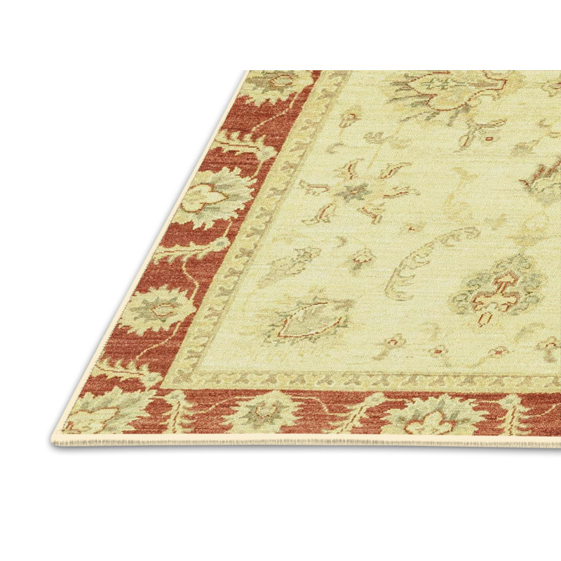 Tapis décoratif multicolore à motif abstrait, Rectangle 5 pi x 8 pi