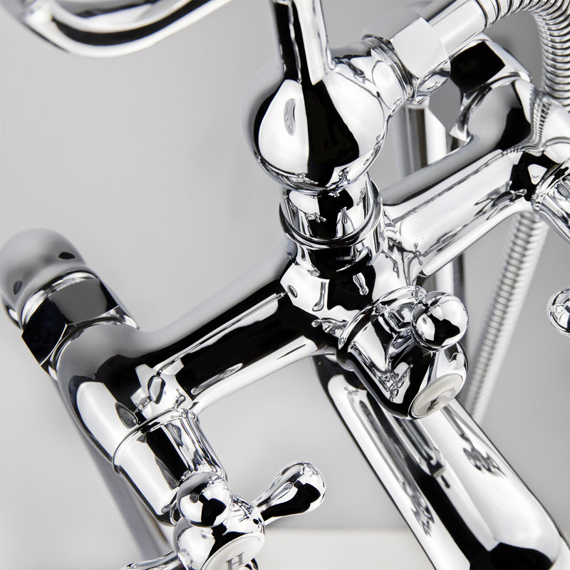 Wall Mounted Optional 2-handle Bathroom Faucet