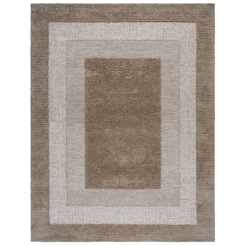 Tapis brun / ivoire Jorddy 806, Rectangulaire 8 pi x 10 pi