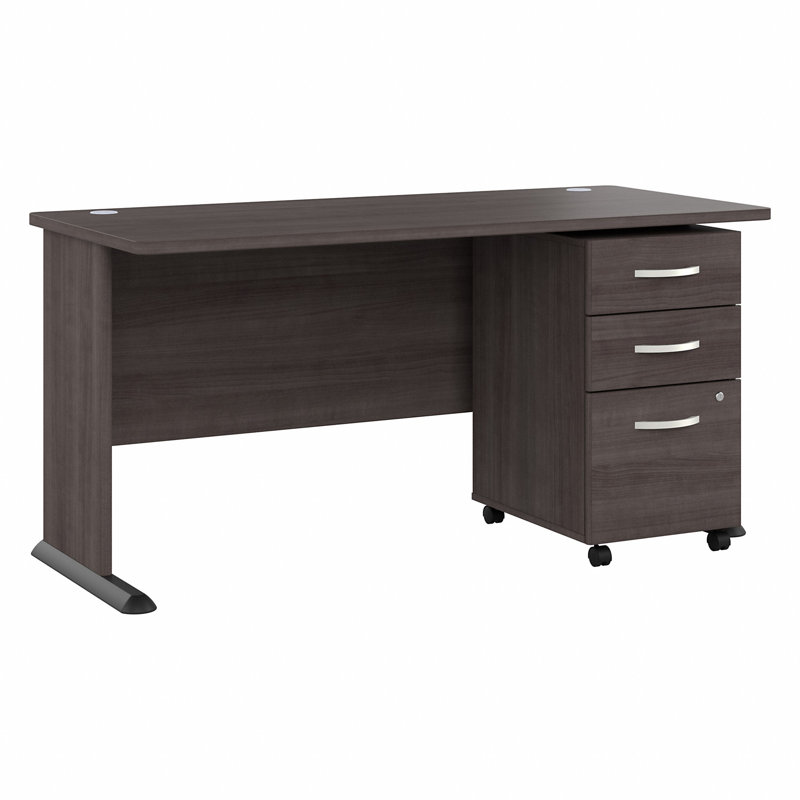 Ensemble de bureau d'ordinateur Studio A, Gris tempête
