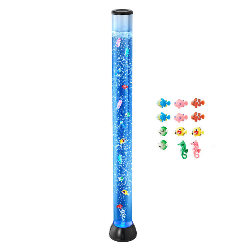 Bubble Tube Lamp 16 couleurs pour aquarium sensoriel apaisant, 47.24", "2,5 W"