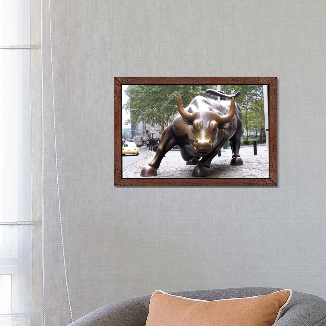 The Wall Street Bull - Print on Canvas