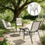 Ensemble de 4 chaises d'extérieur empilables-1176670487