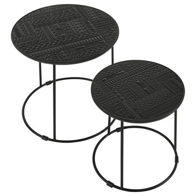 Matte 2-Piece Nesting Table
