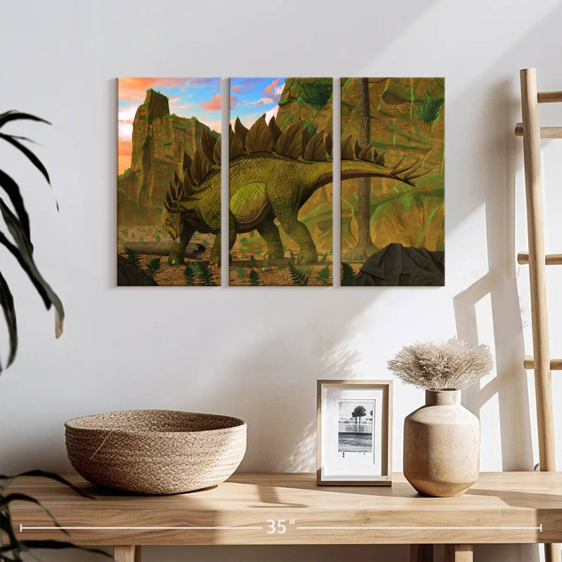 Brampt Stegosaurus, 42" H x 65" W