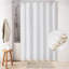 Rideau de douche en tissu tissé festonné-759213577