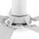 Smart DC Ceiling Fan with Light, Remote Control Flush-Mounted