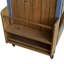 Chariot de cuisine extérieur de 54,33 po, cadre en bois massif avec plateau en acier inoxydable, support à épices, porte-serviettes, roues verrouillables et rangement multifonctionnel pour la terrasse, le barbecue dans la cour arrière et la cuisine-1600377564